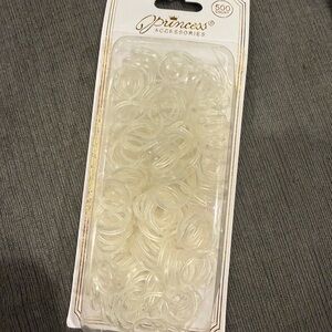 Princess Accessories Clear Hair Ties